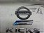 Kit Emblemas Tampa Traseira Nissan Kicks 2018 1.6 Original - Imagem 1