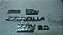 Kit Emblemas Tampa Traseira Toyota Corolla 2016 2.0 - Imagem 1