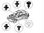 Kit 100 Presilhas Grampos Forros Parabarro Painel Carro E Cx - Imagem 2