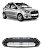 Grade Radiador Ford Ka+ 14 Central Preto  Filetes Cromado - Imagem 3