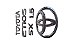 KIT EMBLEMAS TAMPA TRASEIRA TOYOTA ETIOS 1.5 15 16 17 - Imagem 9