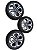 RODA LIGA ARO 17 HONDA HR-V HRV 18 19 20 21 S/ PNEU UNITARIO - Imagem 11