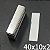 IMA NEODIMIO RETANGULAR SUPER FORTE 40X10X2MM N35 KIT 05 PÇS - Imagem 2