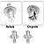 REBITES FIXADORES GRAMPOS EM ALUMINIO 11MM - KIT 100 PEÇAS - Imagem 3