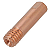 Bico Contato 0.8mm M6x25 Tocha Solda Mig Com 10 Un - Imagem 2