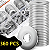 KIT 360 ARRUELAS LISA M2 M2.5 M3 M4 M5 M6 M8 M10 ZINCADA - Imagem 6