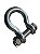 MOSQUETAO MANILHA CURVA ANILHA GANCHO PINO ALLOY 7/8 6,5 TON - Imagem 4