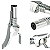 COMANDO INJETOR BICO ACOPLADOR PISTOLA GRAXA 10000 PSI  1/8 - Imagem 4