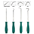 4 FERRAMENTAS CHAVES EXTRATORAS ANEL ORING AUTOMOTIVOS 140MM - Imagem 3