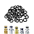 KIT 225 ANEIS VEDAÇAO BORRACHAS REPAROS BICO ALTA PRESSAO - Imagem 3