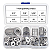 KIT 270 ARRUELAS AÇO INOX NÃO ENFERRUJA VARIOS TAMANHOS - Imagem 3