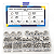 KIT 370 PORCAS HEXAGONAIS SEXTAVADA INOX M4 M5 M6 M8 M10 M12 - Imagem 4
