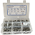 KIT 720 PARAFUSOS SEXTAVADOS ALLEN PORCAS ARRUELAS AÇO INOX - Imagem 2