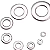 KIT 400 ARRUELAS PLANAS AÇO INOX M2 M2.5 M3 M4 M5 M6 M8 M10 - Imagem 7