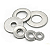 KIT 400 ARRUELAS PLANAS AÇO INOX M2 M2.5 M3 M4 M5 M6 M8 M10 - Imagem 5