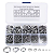 KIT 600 ARRUELAS PRESSAO INOX M2 M2.5 M3 M4 M5 M6 M8 M10 M12 - Imagem 1
