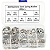 KIT 480 ARRUELAS PRESSAO INOX M2 M2.5 M3 M4 M5 M6 M8 M10 M12 - Imagem 2