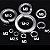KIT 480 ARRUELAS PRESSAO INOX M2 M2.5 M3 M4 M5 M6 M8 M10 M12 - Imagem 7