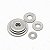 KIT 550 ARRUELAS PLANAS AÇO INOX M2 M2.5 M3 M4 M5 M6 M8 M10 - Imagem 8