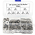 KIT 550 ARRUELAS PLANAS AÇO INOX M2 M2.5 M3 M4 M5 M6 M8 M10 - Imagem 2