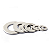 KIT 410 ARRUELAS PLANAS AÇO INOX M2 M2.5 M3 M4 M5 M6 M8 M10 - Imagem 6