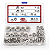 KIT 138 PORCAS FLANGEADA SEXTAVADA AÇO INOX M5 M6 M8 M10 M12 - Imagem 2