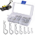 KIT 100 GRAMPOS R TRAVA PINO ENGATE EIXO CLIPES CARRO TRATOR - Imagem 1