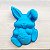 Forma Molde Silicone Bolo Coelhinho Coelho Pascoa  28cm - Imagem 4