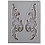 Molde Silicone Enfeite Cacho Uva Parreira Fondant Biscuit - Imagem 3