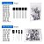 Kit 1900 Pçs Arduino Capacitores Resistores Led Transistores - Imagem 4