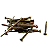 KIT 50 PARAFUSOS MEZANINO CHAPA PAINEL WALL 43MM 5X5 X 76MM - Imagem 2