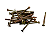 KIT 50 PARAFUSOS MEZANINO CHAPA PAINEL WALL 43MM 5X5 X 76MM - Imagem 7