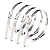 KIT 100 ABRAÇADEIRAS INOX METAL METALICA ZIP TIE 4,6MMX300MM - Imagem 2