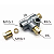 CONECTOR T 3 VIAS 10mm macho TUBO MANGUEIRA FREIO CARRO MOTO - Imagem 3