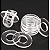KIT 1085 ARRUELAS VEDAÇÃO PVC PLASTICO SOFT TRANSPARENTE - Imagem 2