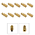 KIT 10 BOCAL CONECTOR HEXAGONAL PORCA CARBURADOR MOTO FURADO - Imagem 1