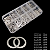KIT 500 ARRUELAS ULTRA FINAS PLANA 0,2MM INOX m3 m4 m5 m6 m8 - Imagem 2