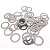 KIT 500 ARRUELAS ULTRA FINAS PLANA 0,2MM INOX m3 m4 m5 m6 m8 - Imagem 4