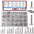 KIT 918 PORCAS PARAFUSOS SEXTAVADOS ARRUELA INOX M2 M3 M4 M5 - Imagem 5