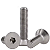 KIT 5 PARAFUSOS M8 20MM PARA CHAVE ALLEN AÇO INOX - Imagem 2