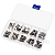 KIT PLACAS CONTATO MOLA REPARO BATERIA PILHAS AAA AA 10 MOD. - Imagem 1