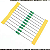 KIT 200 MICRO INDUTORES AXIAL 0.5W, 1UH-4.7MH 1UH 4.7UH 10UH - Imagem 3