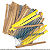 KIT 600 RESISTORES MICRO AXIAL 1/4W RESISTOR 1% - Imagem 1