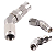 ADAPTADOR CONETOR MANGUEIRA FREIO HIDRAULICO INOX 45° AN3 - Imagem 2