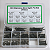 KIT 260 PINOS CONTRAPINOS ENGATE U TRAVA GANCHO EM INOX - Imagem 7