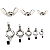 KIT 100 PORCAS APERTO BORBOLETAINOX M3 M4 M5 M6 M8 M10 M12 - Imagem 3