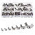 KIT 100 PORCAS APERTO BORBOLETAINOX M3 M4 M5 M6 M8 M10 M12 - Imagem 2