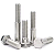 KIT 10 PARAFUSOS MEIA ROSCA  PARCIAL SEXTAVADO INOX M6*50MM - Imagem 7