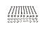 KIT 10 PARAFUSOS MEIA  ROSCA PARCIAL SEXTAVADO INOX M6*80MM - Imagem 5