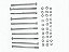 KIT 10 PARAFUSOS MEIA ROSCA PARCIAL SEXTAVADO INOX M6*120MM - Imagem 5